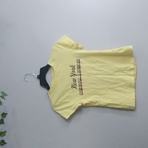 Yellow New York Tee